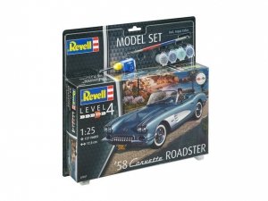 Revell 67037 58 Corvette Roadster Model Set (1:25)