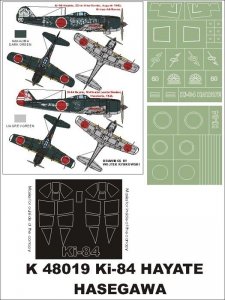 Montex K48019 Ki-84 Hayate  1/48