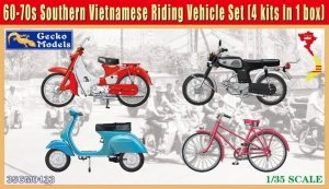 Gecko Models 35GM0133 Southern Vietnamese Riding Vehicle Set (1960s - 1970s) 1/35