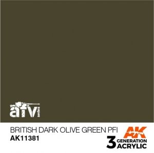 AK Interactive AK11381 British Dark Olive Green PFI 17ml