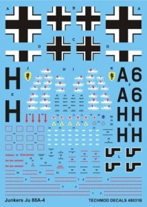 Techmod 48031 - Junkers Ju 88A-4 (1:48)