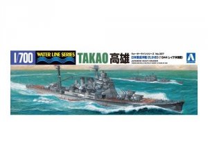 Aoshima 04536 I.J.N. HEAVY CRUISER TAKAO (1944) 1/700