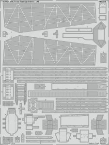 Eduard 481131 SM.79 rear fuselage interior EDUARD 1/48