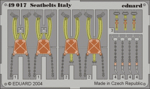 Eduard 49017 Seatbelts Italy 1/48