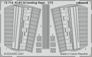 Eduard 72714 Ki-61-Id landing flaps TAMIYA 1/72