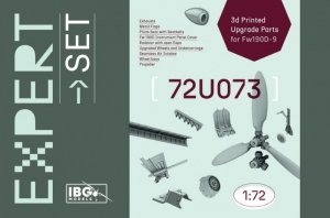 IBG 72U073 3d Printed Upgrade Parts for Fw190D-9 1/72