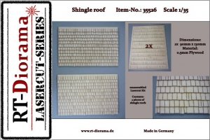 RT-Diorama 35526 Shingle roof Set 1/35