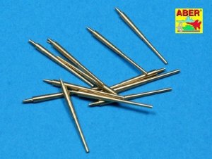 Aber 350L-12 Set of 12 pcs 150 mm barrels for German ships: Bismarck, Tirpitz, Scharnhorst, Gneisenau (1:350)