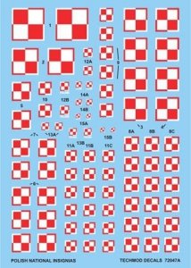 Techmod 72047 - Polish National Insignias (1:72)