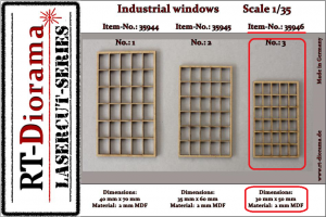 RT-Diorama 35946 Industrial windows No.3 1/35