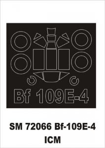 Montex SM72066 Bf 109E-4 ICM