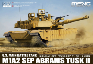 Meng Model 72-003 U.S Main Battle Tank M1A2 SEP ABRAMS TUSK II 1/72