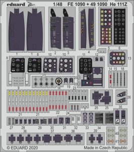 Eduard 491090 He 111Z nose interior 1/48 ICM