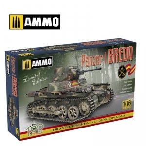 Ammo of Mig 8503 Panzer I Ausf. A Breda Spanish Civil War light tank destroyer 1/16