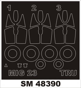 Montex SM48390 MiG-23ML/MF TRUMPETER
