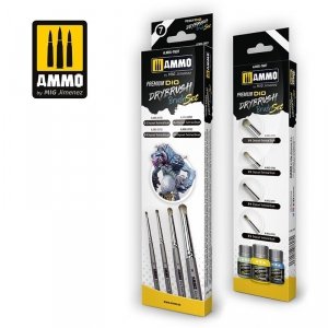 AMMO of Mig Jimenez 7607 Premium Dio Drybrush Set