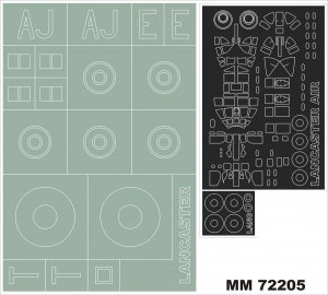 Montex MM72205 LANCASTER DAMBUSTER AIRFIX A09007 1/72