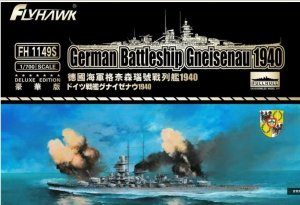 Flyhawk FH1149S German Battleship Gneisenau (Deluxe Edition) 1940 1/700