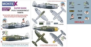 Montex K48196 P-47D RAZORBACK 1/48