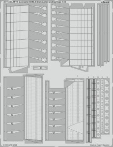 Eduard 481134 Lancaster B Mk. III Dambuster landing flaps HONG KONG MODELS 1/48