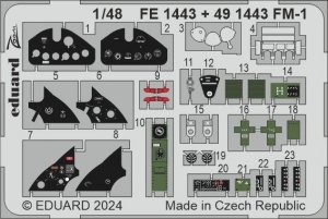 Eduard FE1443 FM-1 TAMIYA 1/48