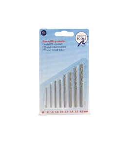 ARTESANIA LATINA 27217 Zestaw 8 wierteł HSS (1 / 1.5 / 1.8 / 2.0 / 2.5 / 3.0 / 3.5 / 4.0) 
