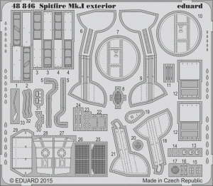 Eduard 48846 Spitfire Mk. I exterior 1/48 Airfix