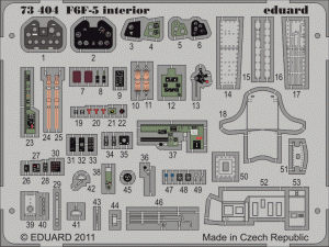 Eduard 73404 F6F-5 interior S. A. 1/72 CYBER HOBBY, DRAGON