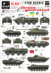 Star Decals 35-920 Ukraine & Novorussiya 2014 1/35