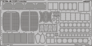 Eduard 32289 He 111P-1 exterior 1/32 Revell