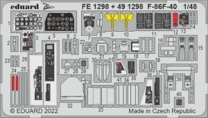 Eduard FE1298 F-86F-40 AIRFIX 1/48