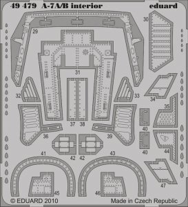 Eduard 49479 A-7A/ B interior S. A. 1/48 Hobby Boss