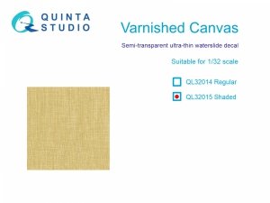 Quinta Studio QL32015 Varnished Canvas, shaded 1/32