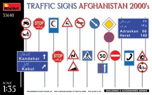 MiniArt 35640 TRAFFIC SIGNS AFGHANISTAN 2000’s 1/35