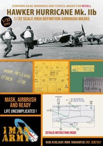 1 Man Army 32DET037 Hawker Hurricane Mk IIb Revell 1/32