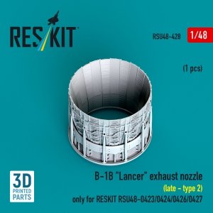 RESKIT RSU48-0428 B-1B Lancer exhaust nozzle (late - type 2) (1 pcs) only for RESKIT RSU48-0426, RSU48-0427 (3D Printed) (1/48)