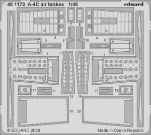 Eduard 481178 A-4C air brakes for HOBBY BOSS 1/48