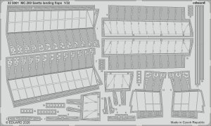 Eduard 325001 Macchi MC.200 Saetta - Landing Flaps (for Italeri Kits) 1/32