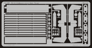 Eduard 35600 M-1A1 exhaust cover late (Iraq) 1:35 Dragon, Tamiya