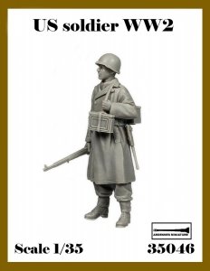 Ardennes Miniature 35046 US SOLDIER WW2 1/35