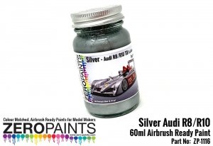 Zero Paints ZP-1116 Audi R8-R10 TDi Silver Le Mans Paint 60ml