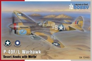 Special Hobby 72493 P-40F/L Warhawk 'Desert Hawks With Merlin' 1/72