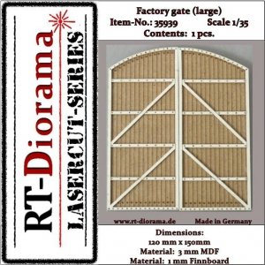 RT-Diorama 35939 Factory gate (large) 1/35