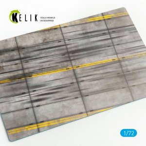 KELIK KS72002 CONCRETE PLATES TYPE 2 BASE - ACRYLIC 3 MM (280 X 180 MM) 1/72