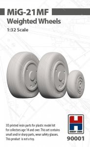 Hobby 2000 90001 MiG-21 MF Weighted Wheels 1/32
