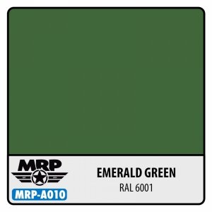 Mr. Paint MRP-A010 Emerald Green (RAL 6001) - aqua colors - 17ml