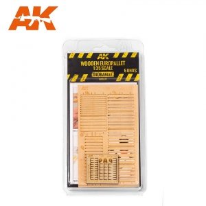 AK Interactive AK8227 LASER CUT WOODEN EUROPALLET (5 UNITS)