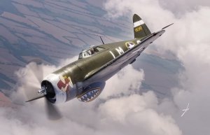 Dora Wings 48054 Republic P-47C Thunderbolt with Ferry Tank 1/48