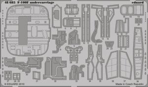 Eduard 48685 F-100F undercarriage 1/48 Trumpeter