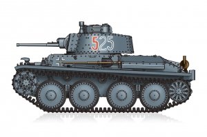 Hobby Boss 82956 German Pz.Kpfw. 38(t) Ausf.E/F 1/72
